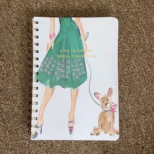 Life Is Short Spoil Your Dog Lined Paper Notebook Never Used